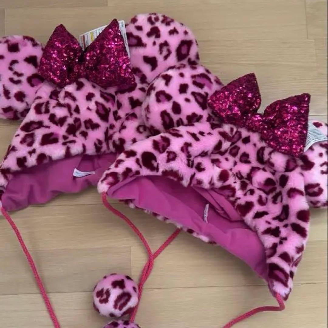 未使用】【タグ付】ディズニー ヒョウ柄 ファンキャップ（2点） - メルカリ