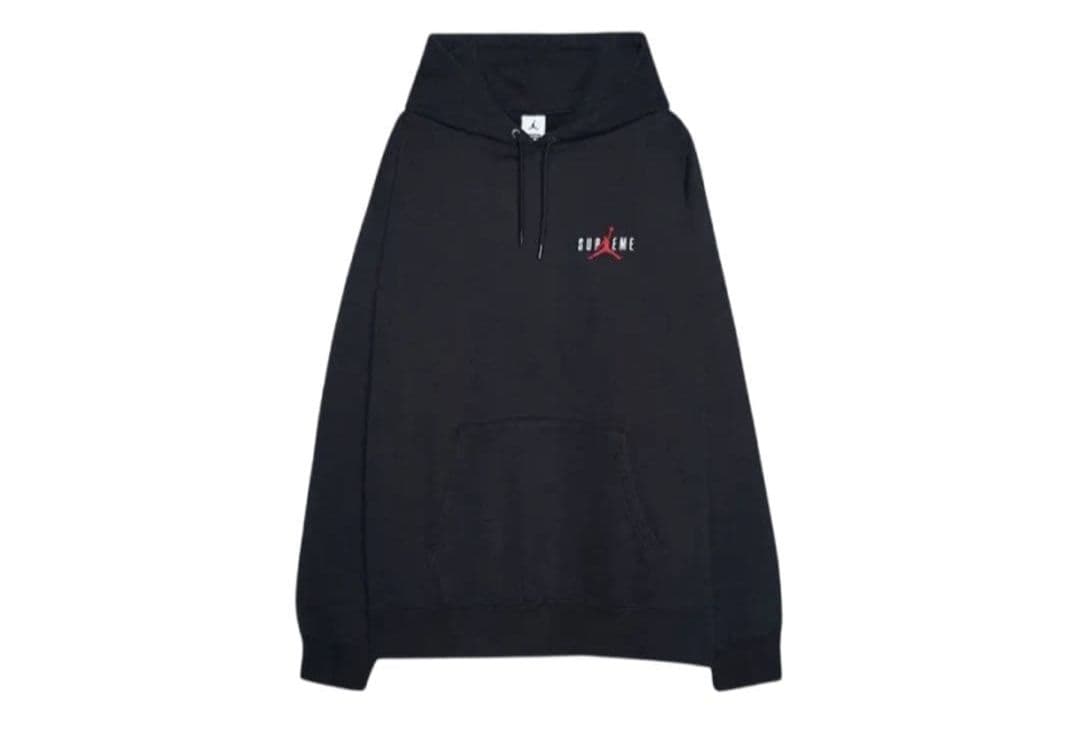 トップス Supreme x JordanHoodedSweatshirt \"Black\"