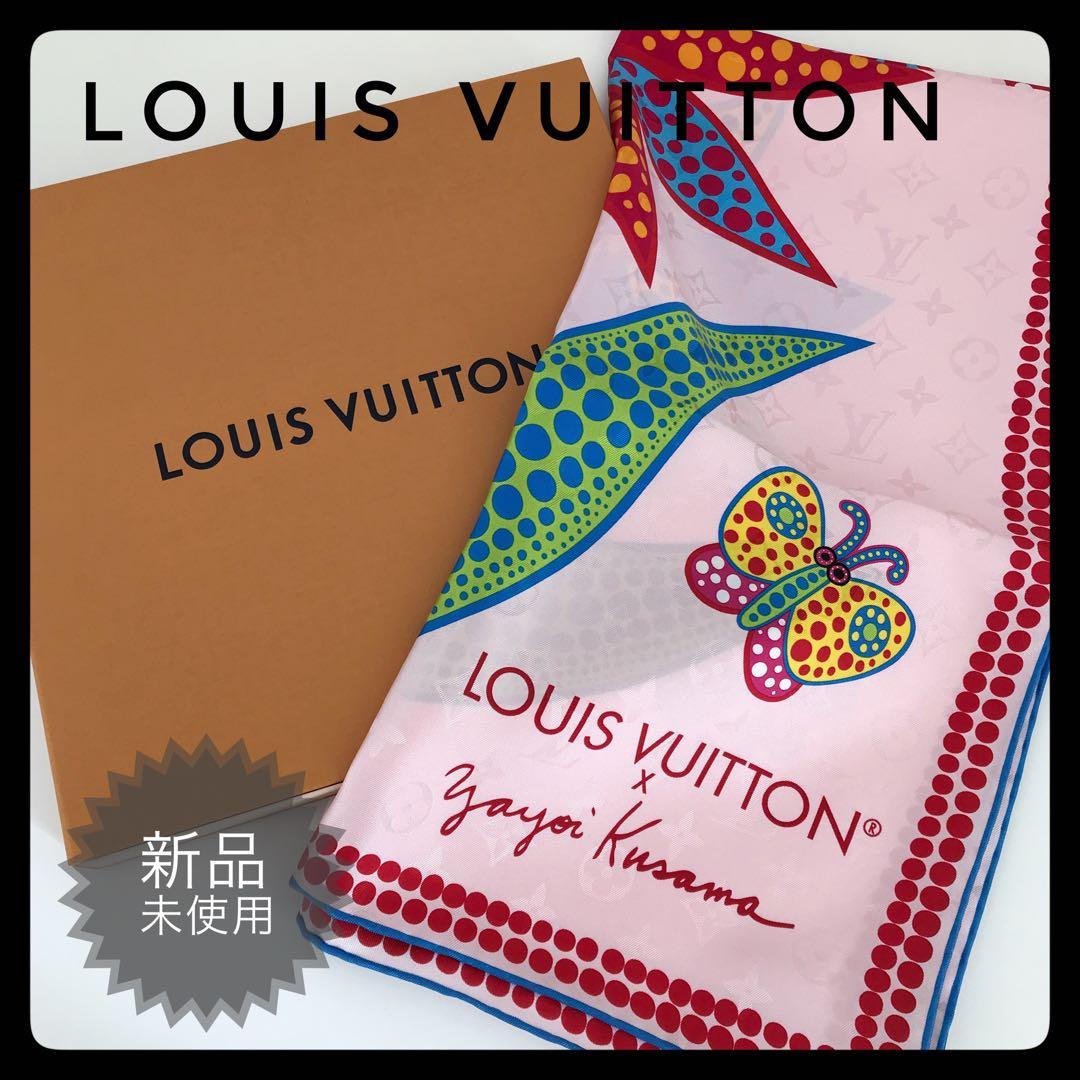 ima様専用】ルイヴィトンx草間彌生 コラボ スカーフ 大判 シルク