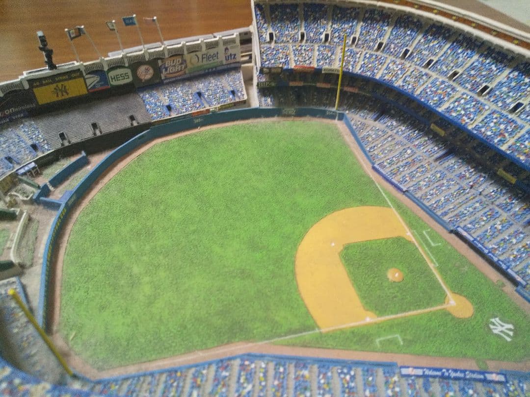 ヤンキースタジアム（旧）模型 完成品 ジオラマ。