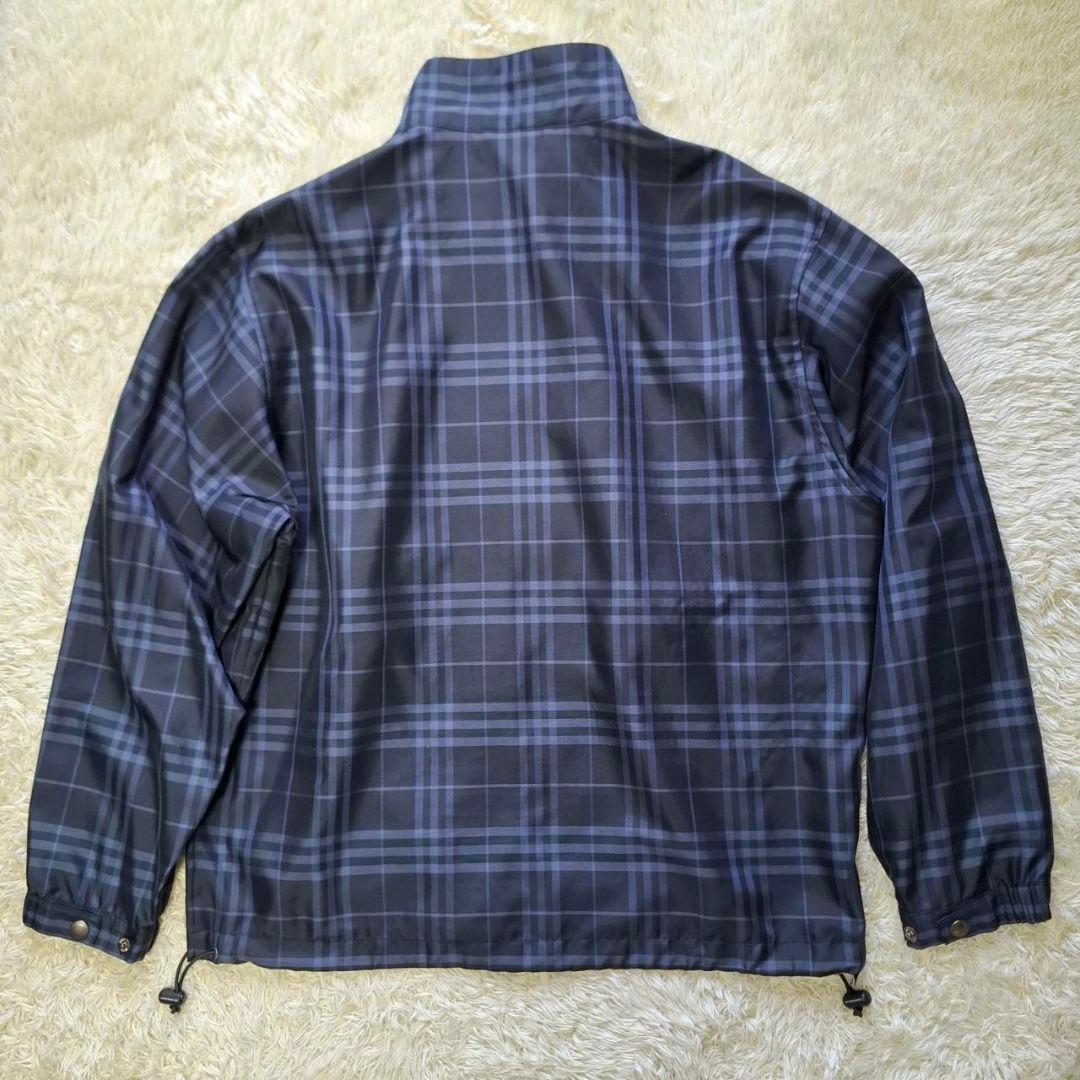 美品 希少Lサイズ バーバリーゴルフ ナイロン ジャケット ノバチェック