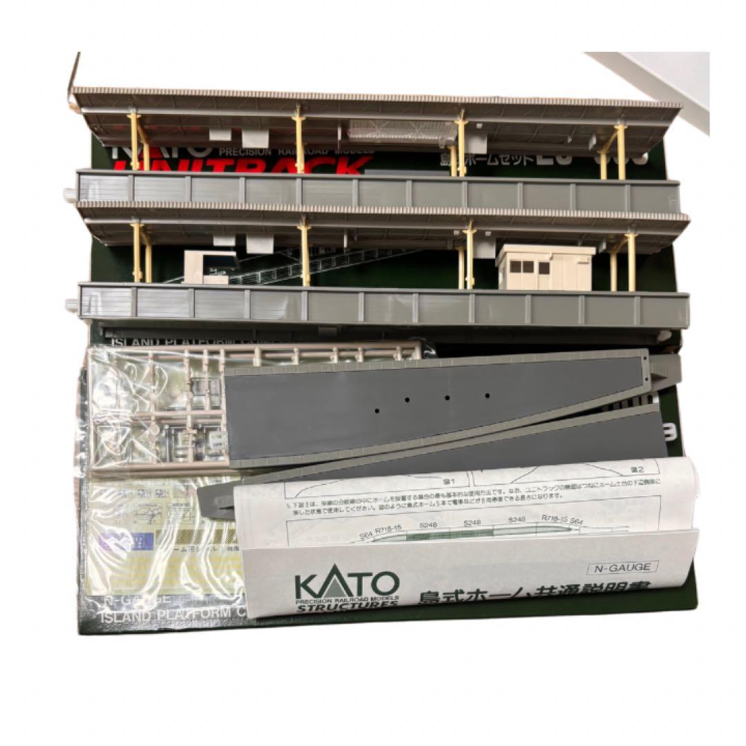 Nゲージ KATO 20-806 島式ホームセット20-401 複線高架直線線路