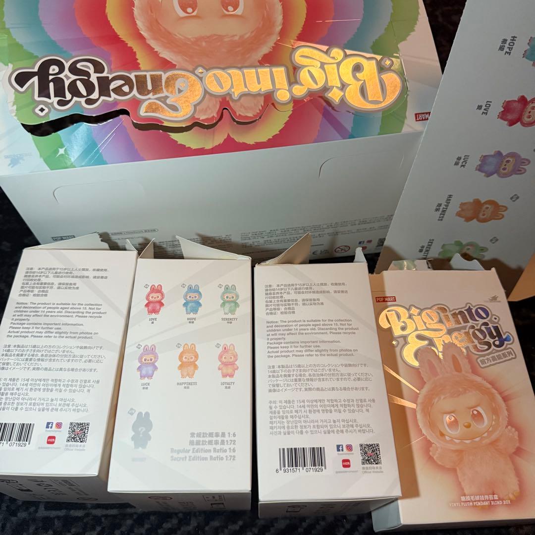 正規品 ラブブ Big into Energy LABUBU ４体セット