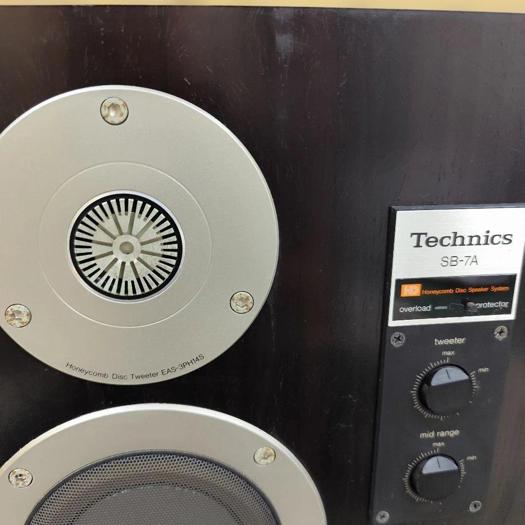 ①右スピーカー 3WAY テクニクス SB-7A【注意：1台の出品】1980年代