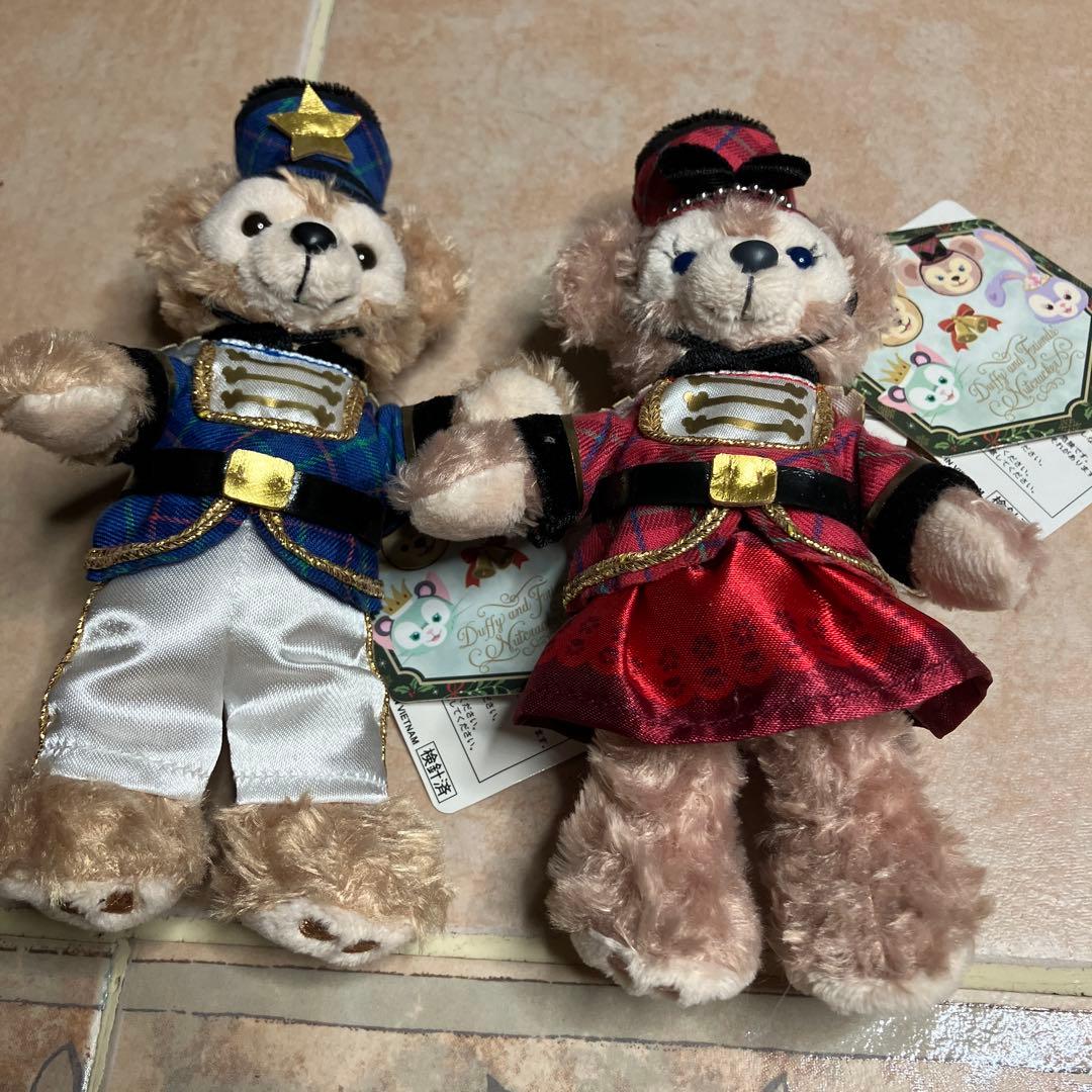 【未使用】ダッフィ&シェリーメイ他4セットくるみ割り人形