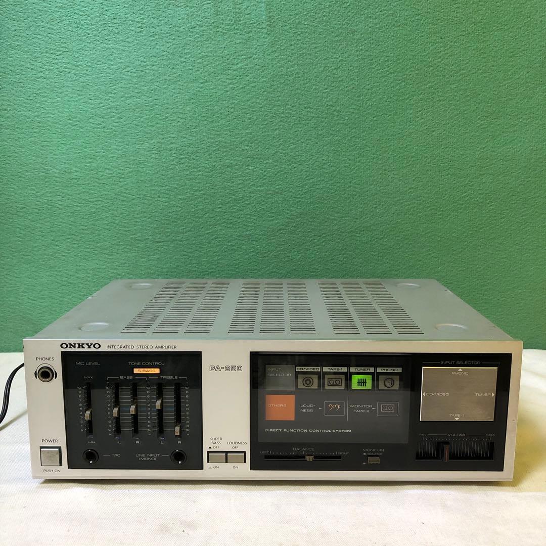 お30○ONKYO PA-250 インテグレーテッドステレオアンプ - メルカリ