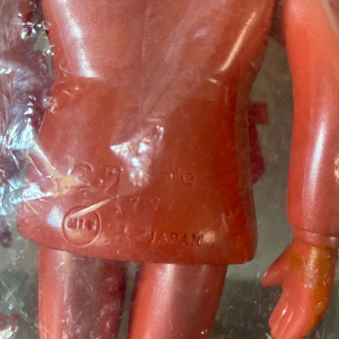 未使用未開封マルサンM1号ウルトラQ セミ人間 ソフビ　レトロ　昭和