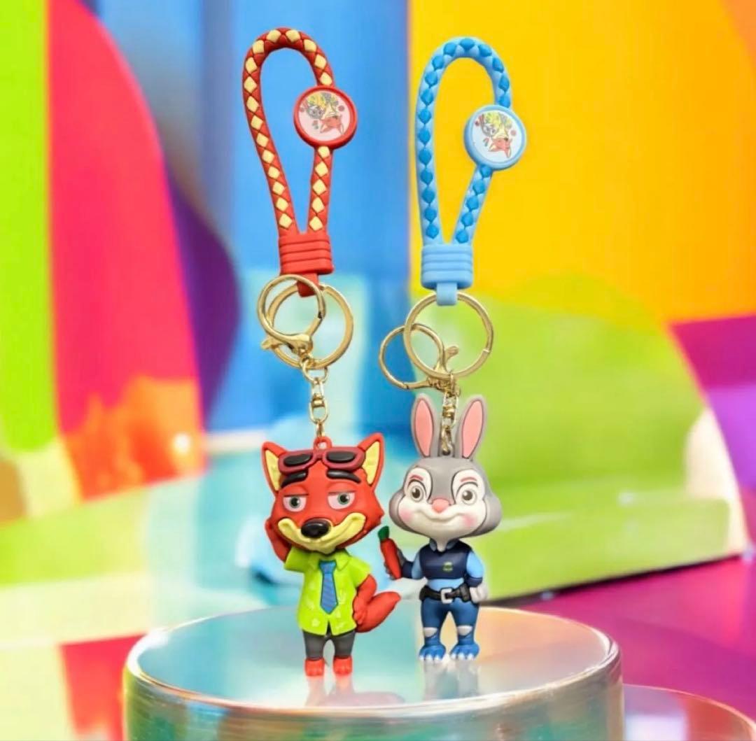 ニック・ワイルドとジュディ・ホップス キーホルダーセットズートピア2