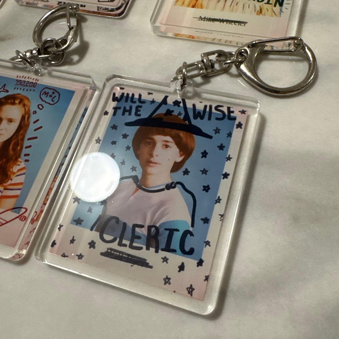 A*a様 ストレンジャー・シングス 落書きデザイン キーホルダー全6種類