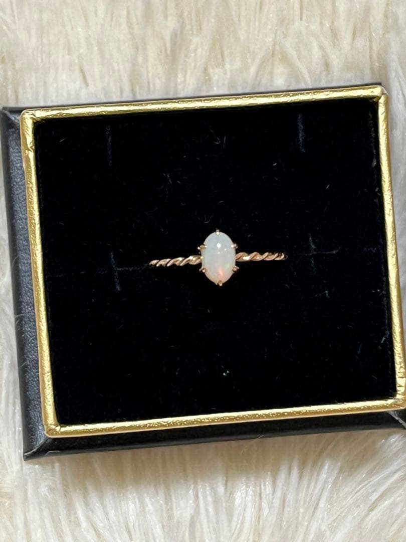 ete エテ　K10 PG オパール　ツイストリング　 9号 K10MPG オパール リング（721168） ｜ women（ウィメンズ） ｜ ete