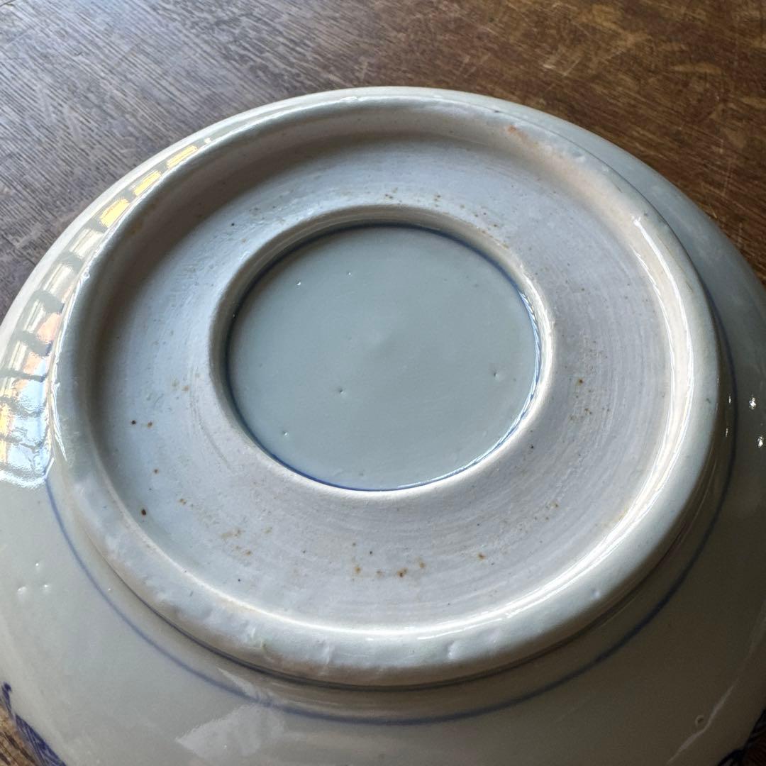 明治〜大正期 古伊万里 印判手 鹿に鳳凰龍人物文 丸鉢 K264 - メルカリ