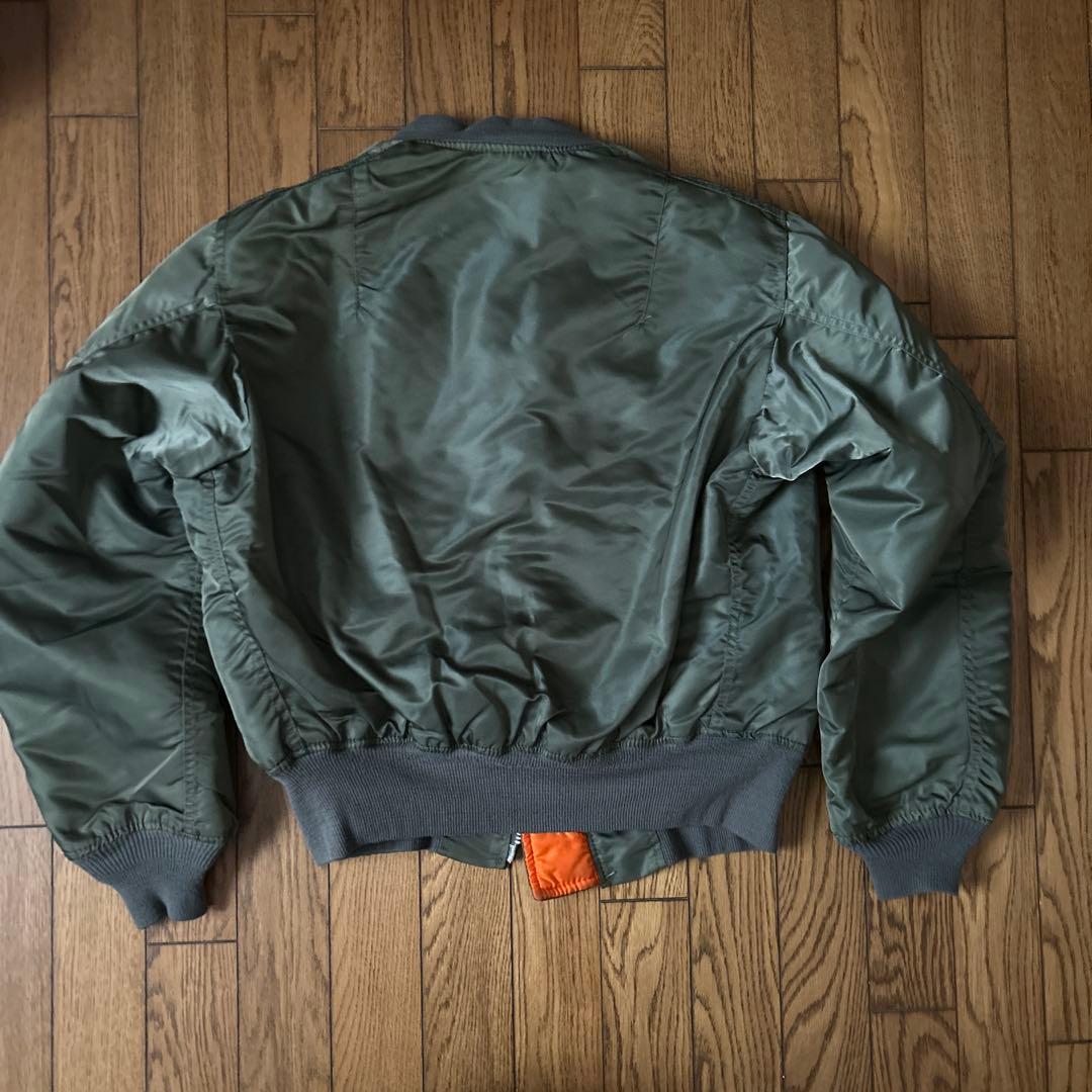 美品 希少 90s USA製 ALPHA MA-1 M カーキ IDEAL - メルカリ