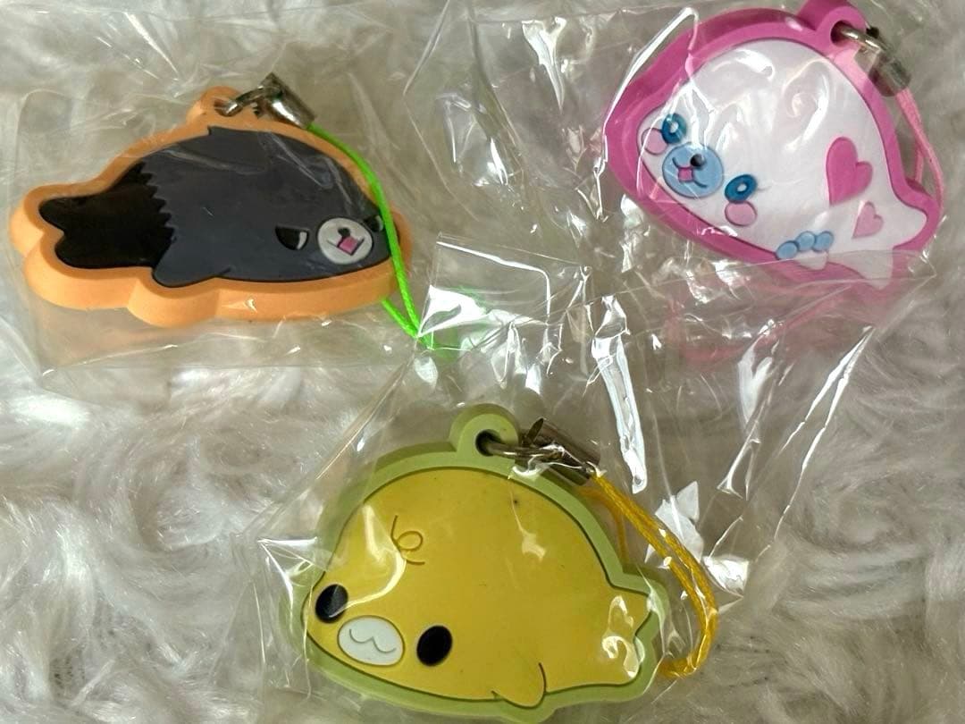 サンエックス まめゴマ ラバー ストラップ レア 希少 コンプリート 8