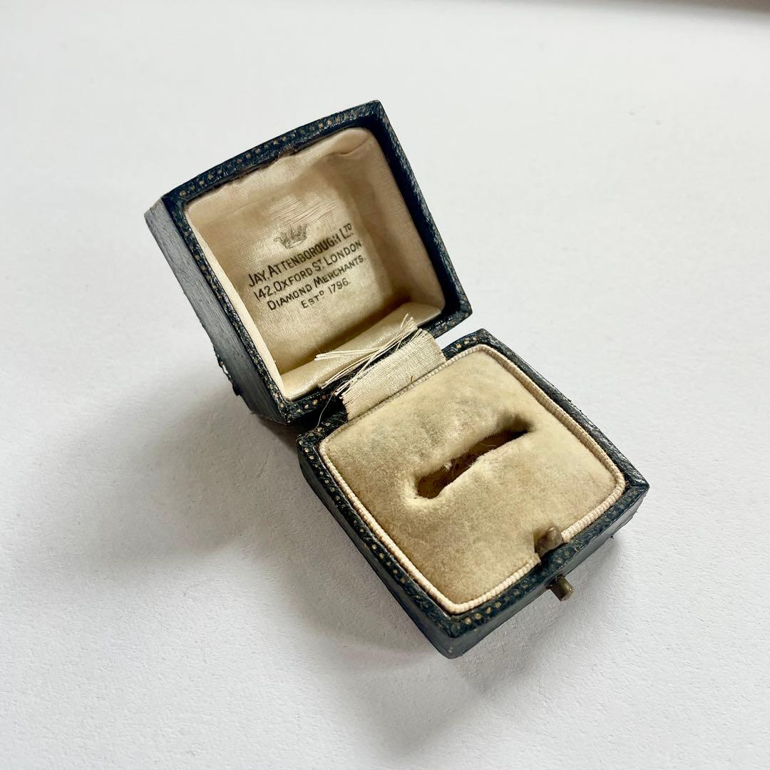 アンティークリングケース　英国ロンドン老舗ジュエラー 英国アンティーク ジュエリーボックス 2点 BRILLAINS MANSFIED