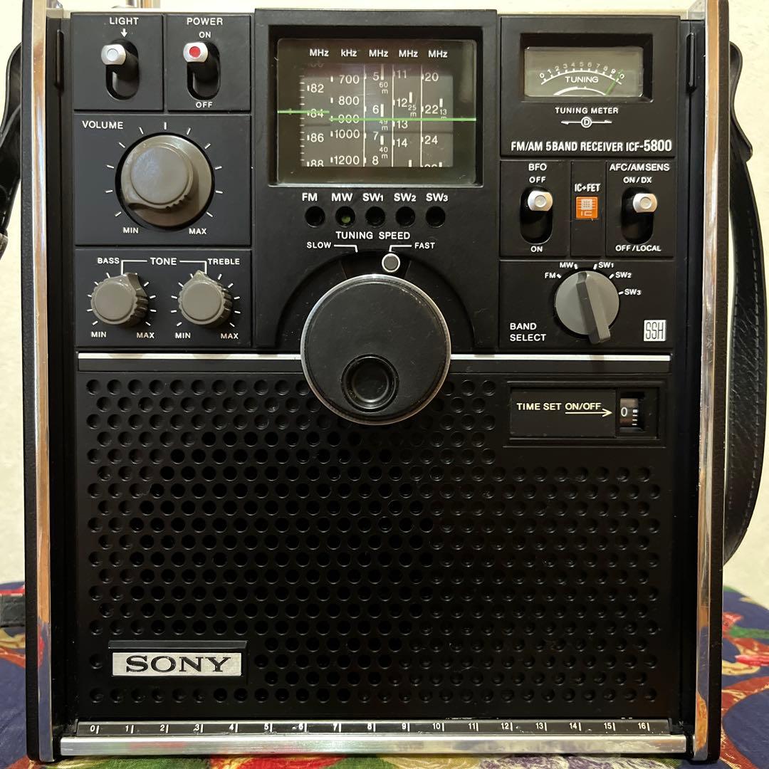動作美品！○SONY スカイセンサ－ ICF5800 ○昭和のBCL傑作機！ - メルカリ