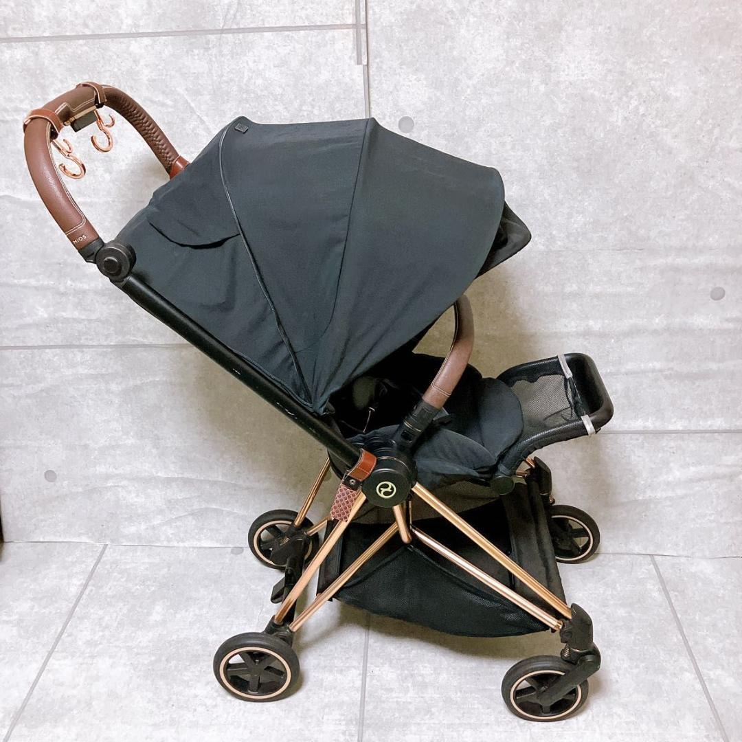 cybex mios ベビーカー ローズゴールドフレーム A型 両対面式 良品