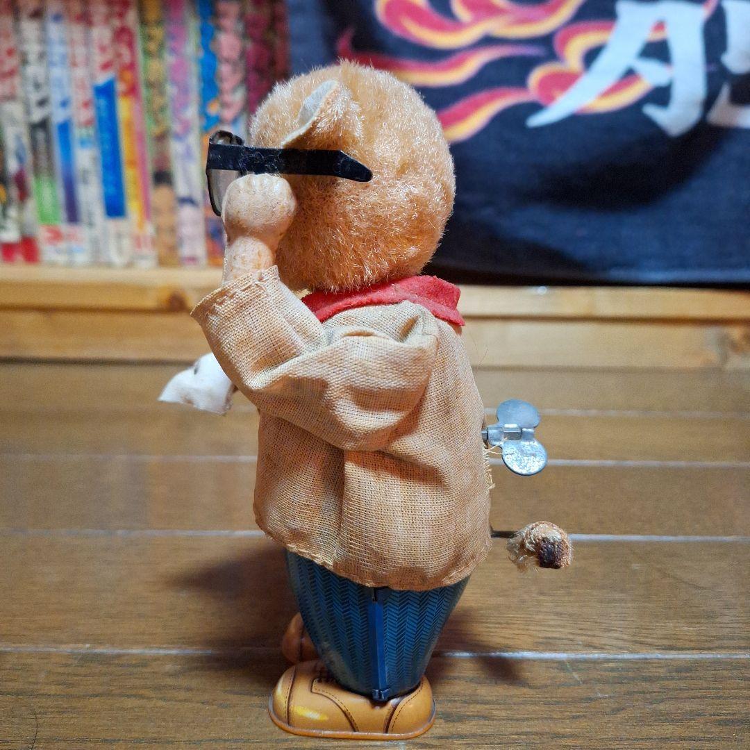 Theodoros 【クマ　眼鏡拭き】ブリキ　昭和レトロ　おもちゃ