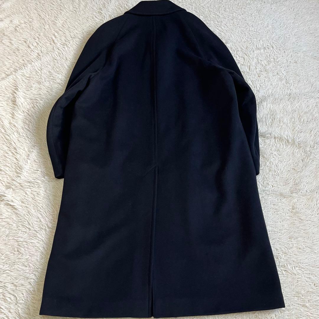 美品】ブルックスブラザーズ 比翼 ステンカラーコート カシミア混