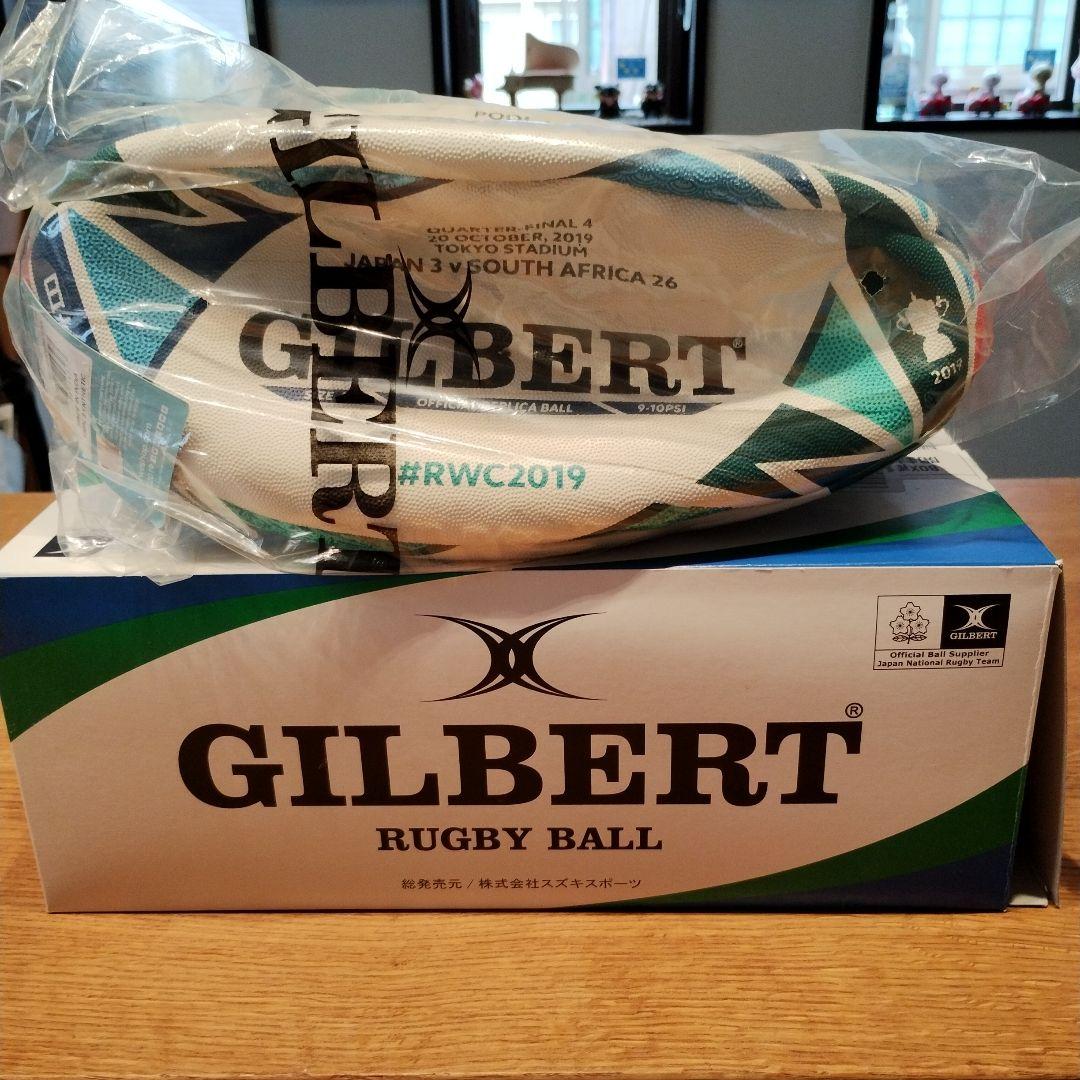 rwc2019 レプリカ日本代表ボール&台座セット ギルバート 2019年ラグビーワールドカップ 日本代表記念レプリカボール