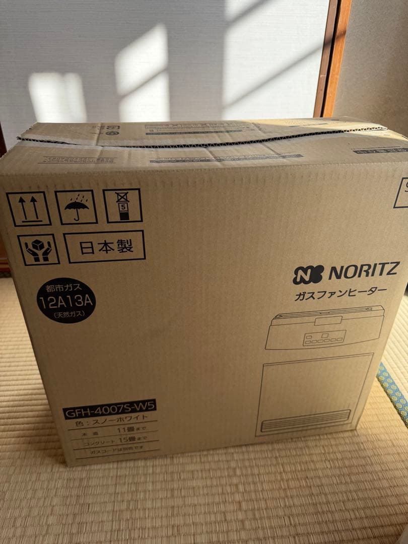 NORITZ ガスファンヒーター GFH-4007S-W5 - メルカリ