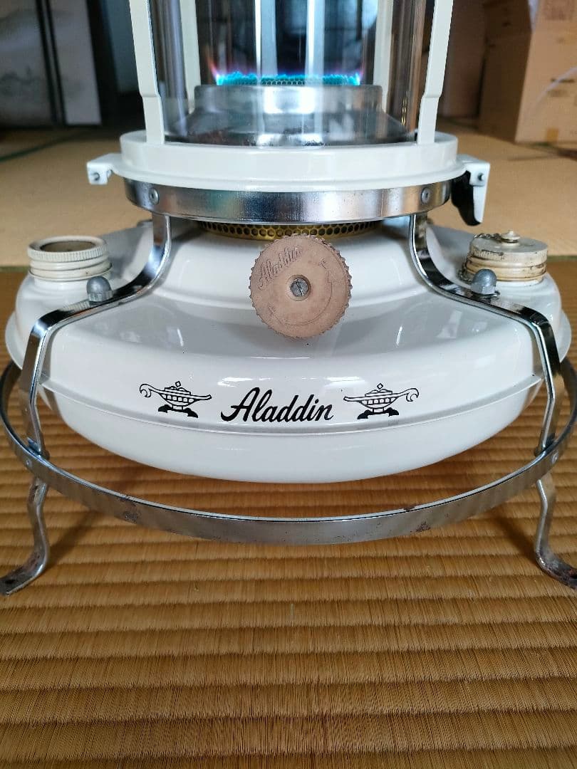 週末値下 アラジン 石油ストーブ ガラスチムニー 昭和 レトロ 週末値下