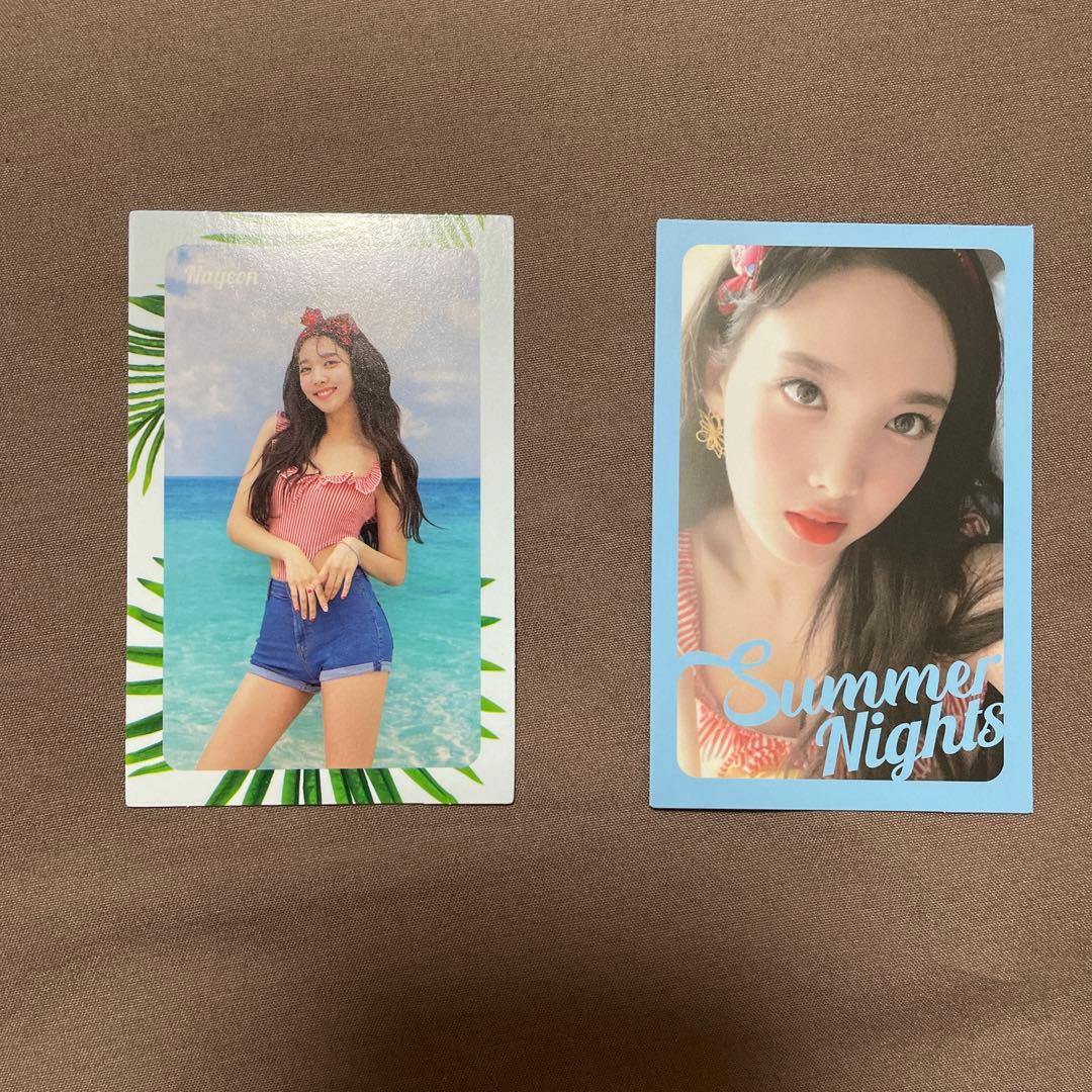 TWICE Summer Night ナヨン トレカセット - メルカリ