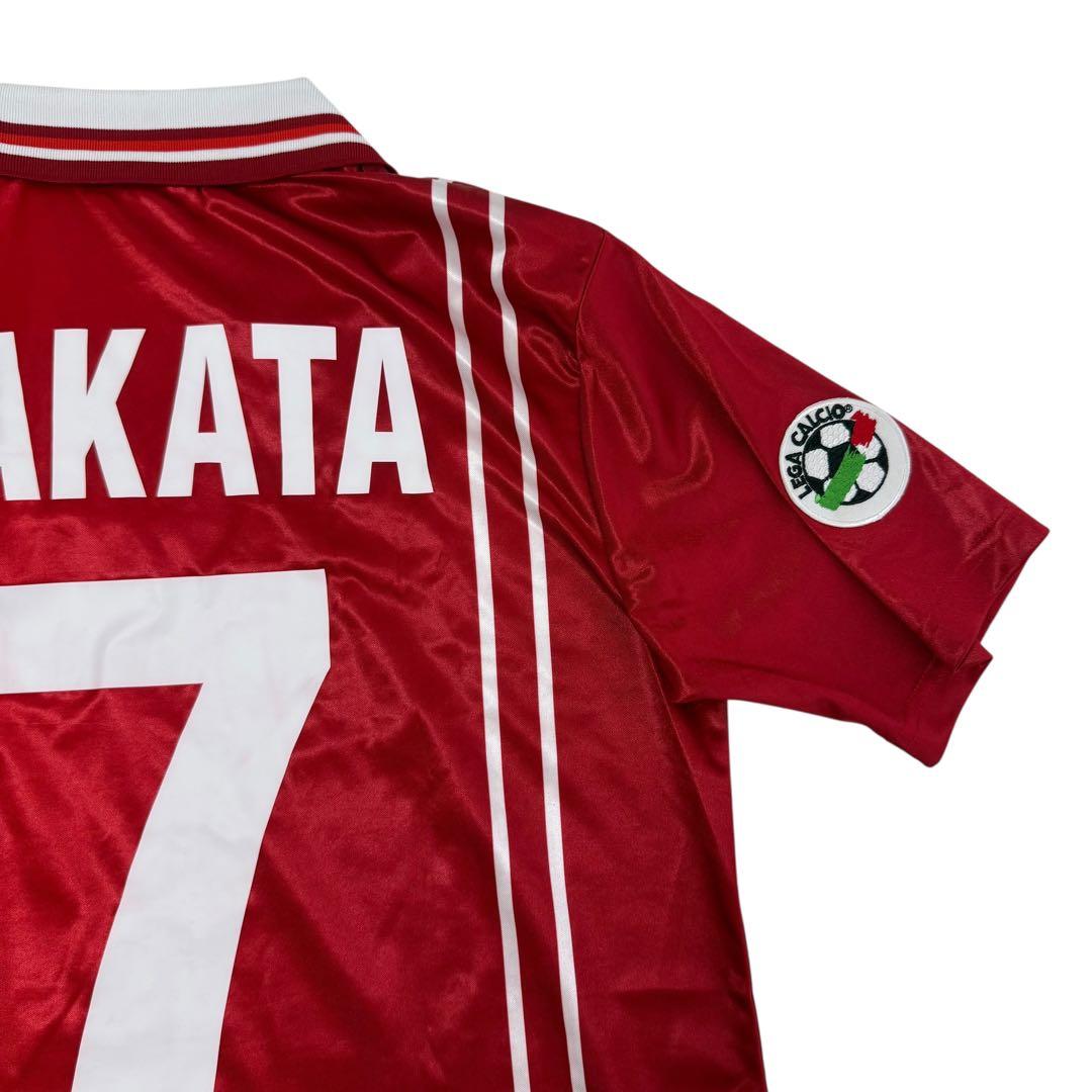 美品】ペルージャ 1998-99 ホーム ユニフォーム 中田英寿 セリエA M