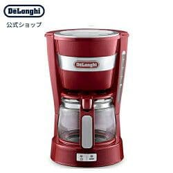 【お買い得！】DeLonghi ドリップ式コーヒーメーカー レッド Amazon | デロンギ (DeLonghi) ドリップコーヒーメーカー パッション