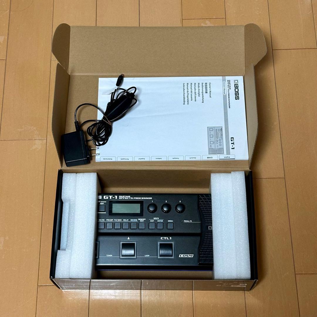 箱・アダプター・説明書付き BOSS GT-1 デジタルギターエフェクター