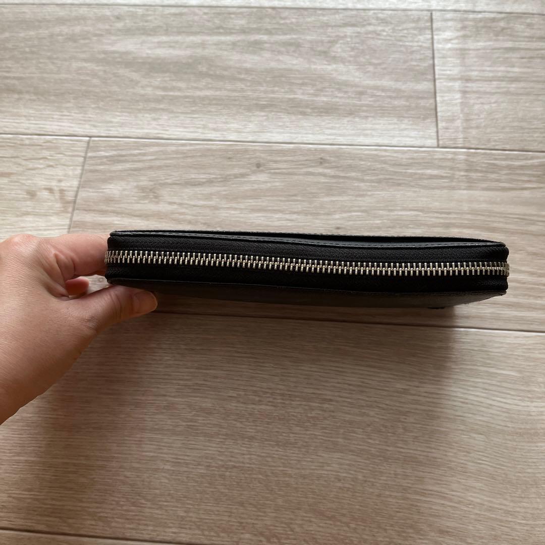 agnes b. アニエスベー voyage 長財布 ブラック トカゲ - メルカリ