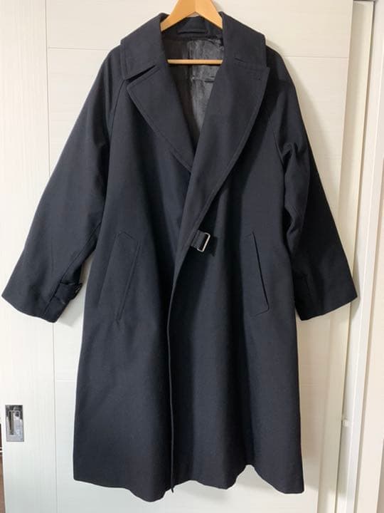 COMOLI【コモリ】ウールサージ タイロッケンコート navy size 2 - メルカリ
