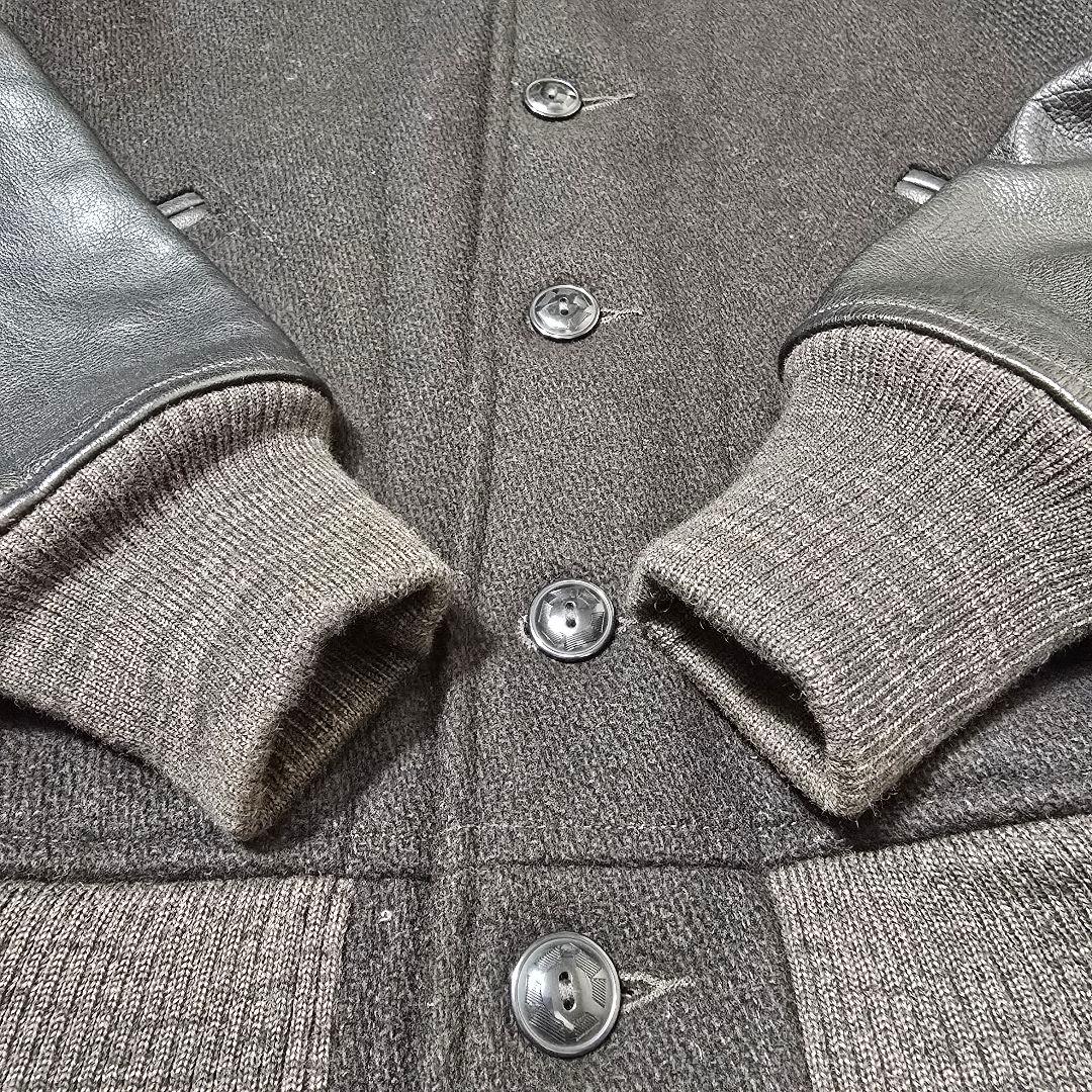 不朽の名作】RRL バーシティジャケット ブラックキャット スタジャン S