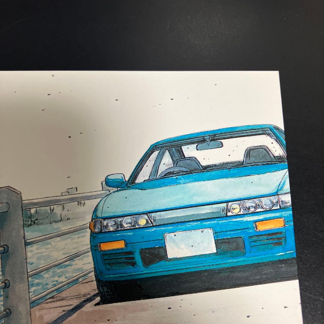 美品★頭文字D 30周年 佐藤真子　沙雪　シルエイティ　イラストカード