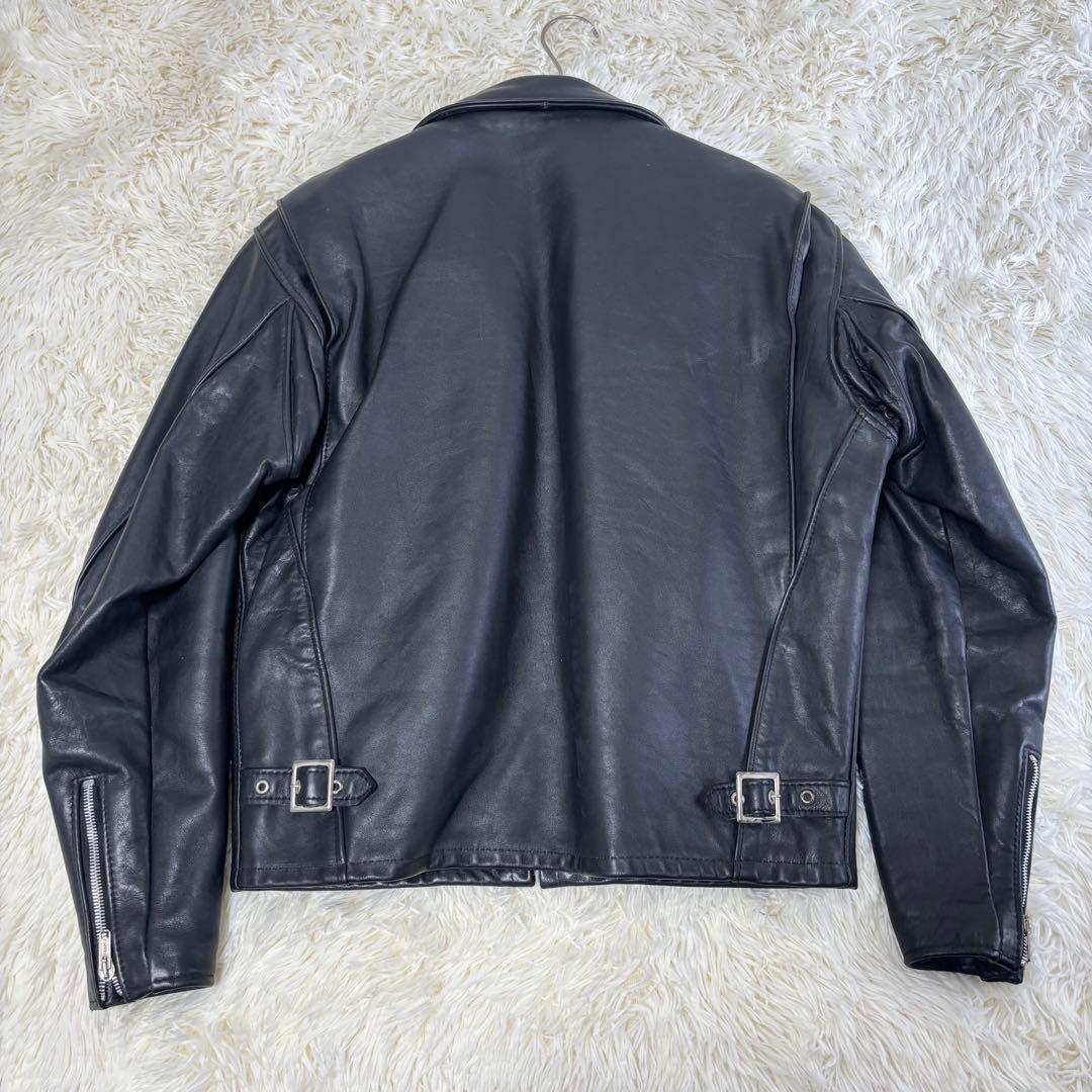 美品✨schott 642 レザージャケット シングルライダース 牛革 40 黒