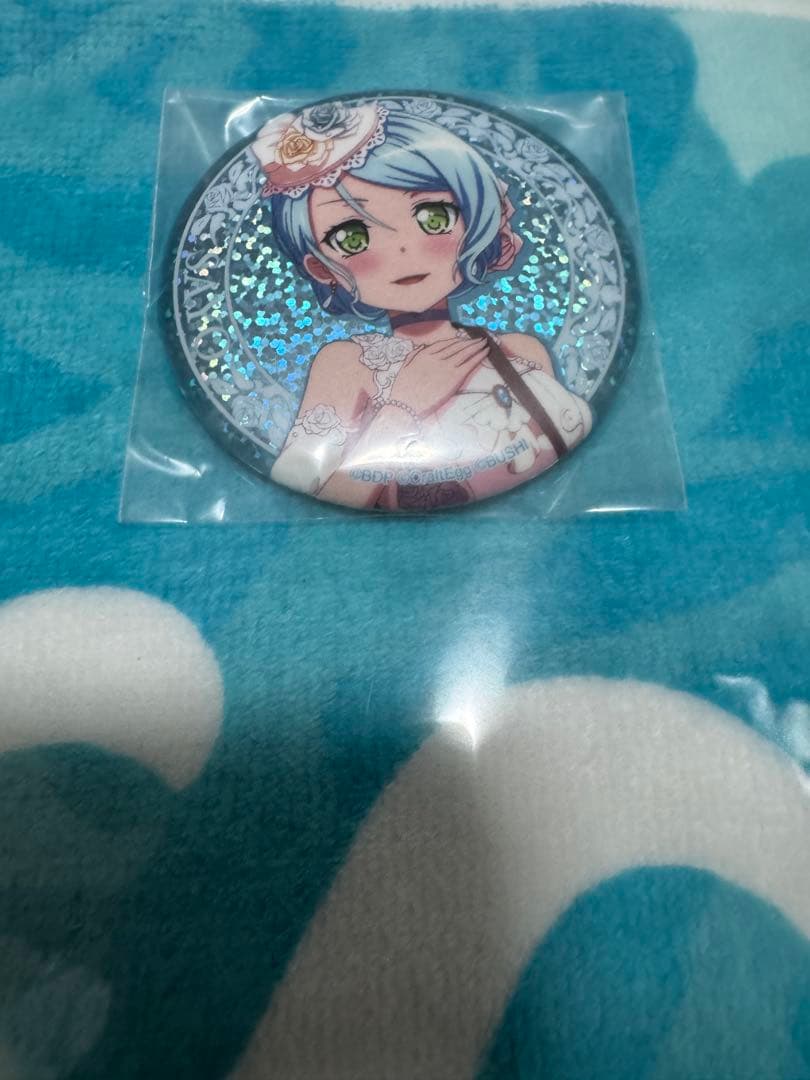 氷川紗夜　Roselia Flamme / Wasser タオル＆缶バッジセット