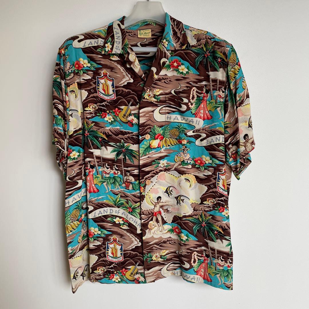 サンサーフ　アロハ　SS30694 サイズM ブラウン SUN SURF サンサーフ アロハ 2024 スペシャルエディション アロハ