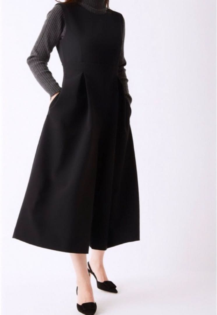 cccmalieシーマリー　オールインワン　ブラック　36 中古・古着通販】cccmalie (シーマリー) オールインワン ブラック