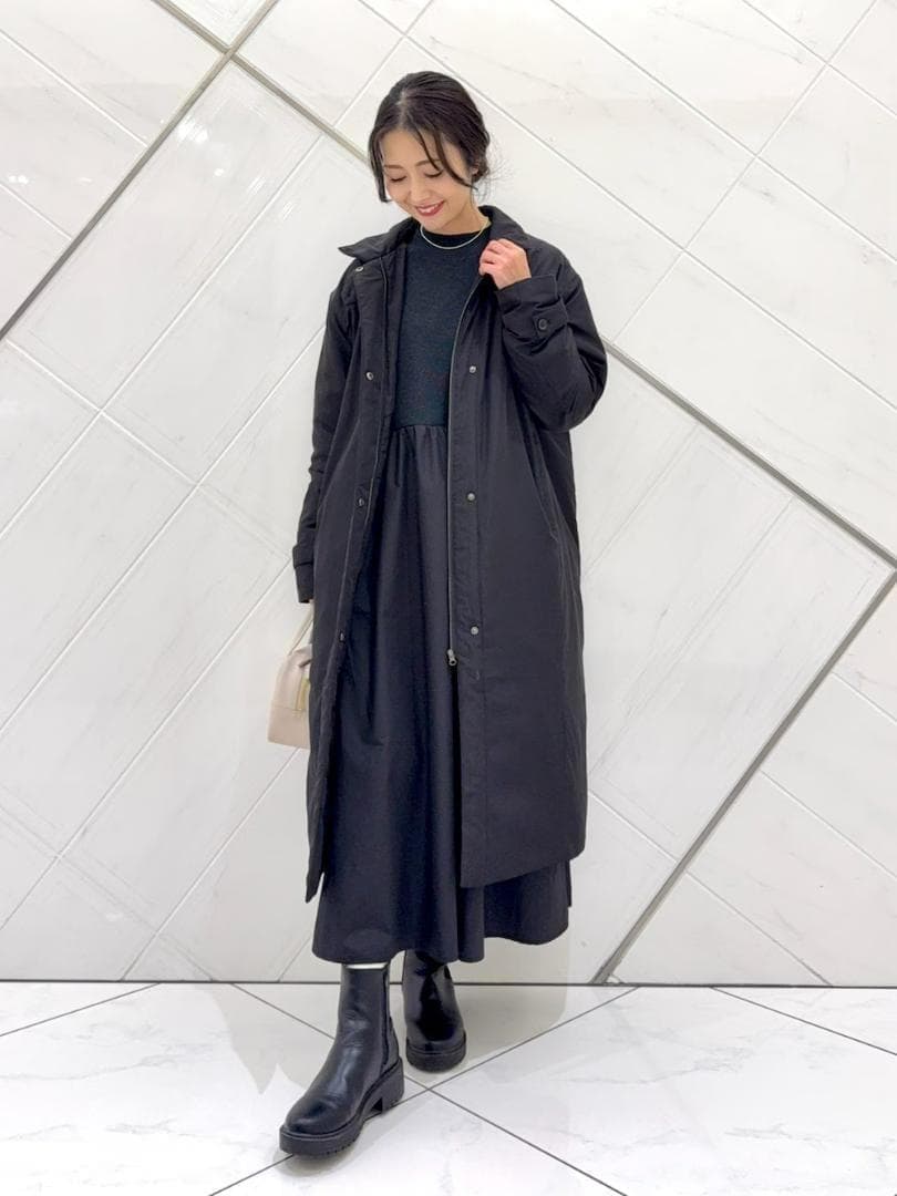 新品◆ステッチレスライトダウンロングコート《BLACK》◆DOORS ドアーズ