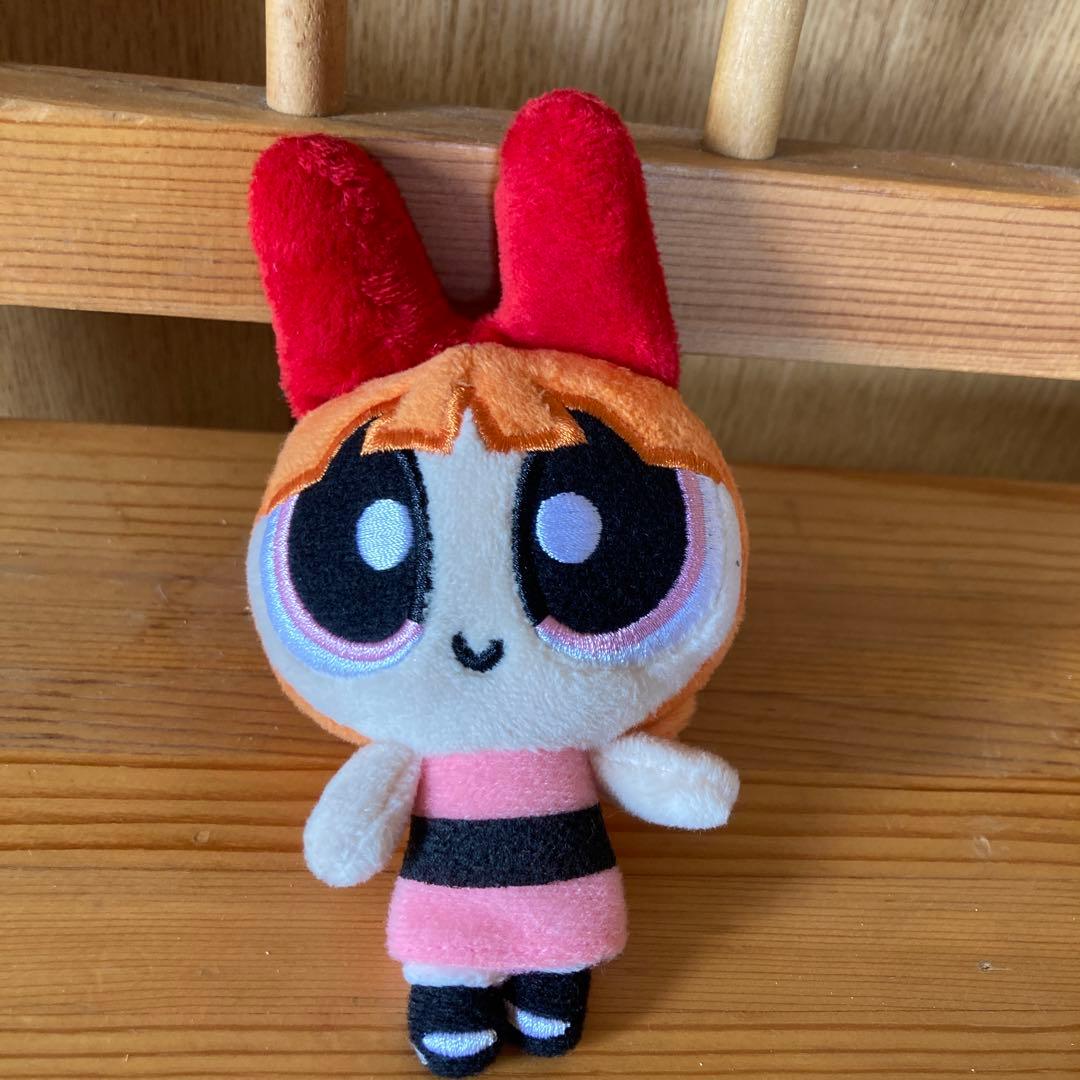 パワーパフガールズ、超激レアバブルスフィギア、ブロッサムぬいぐるみ2種類セット