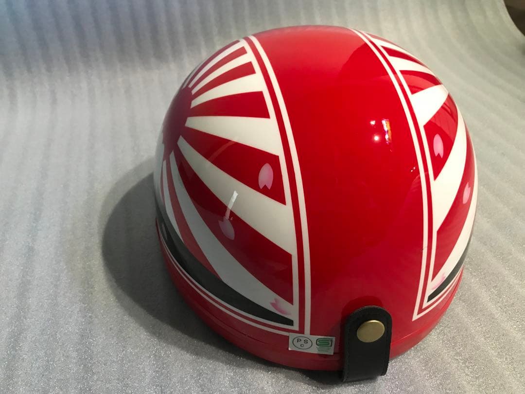 富士日章 コルク半 ヘルメット 旧車會 暴走族 三段シート ロケット