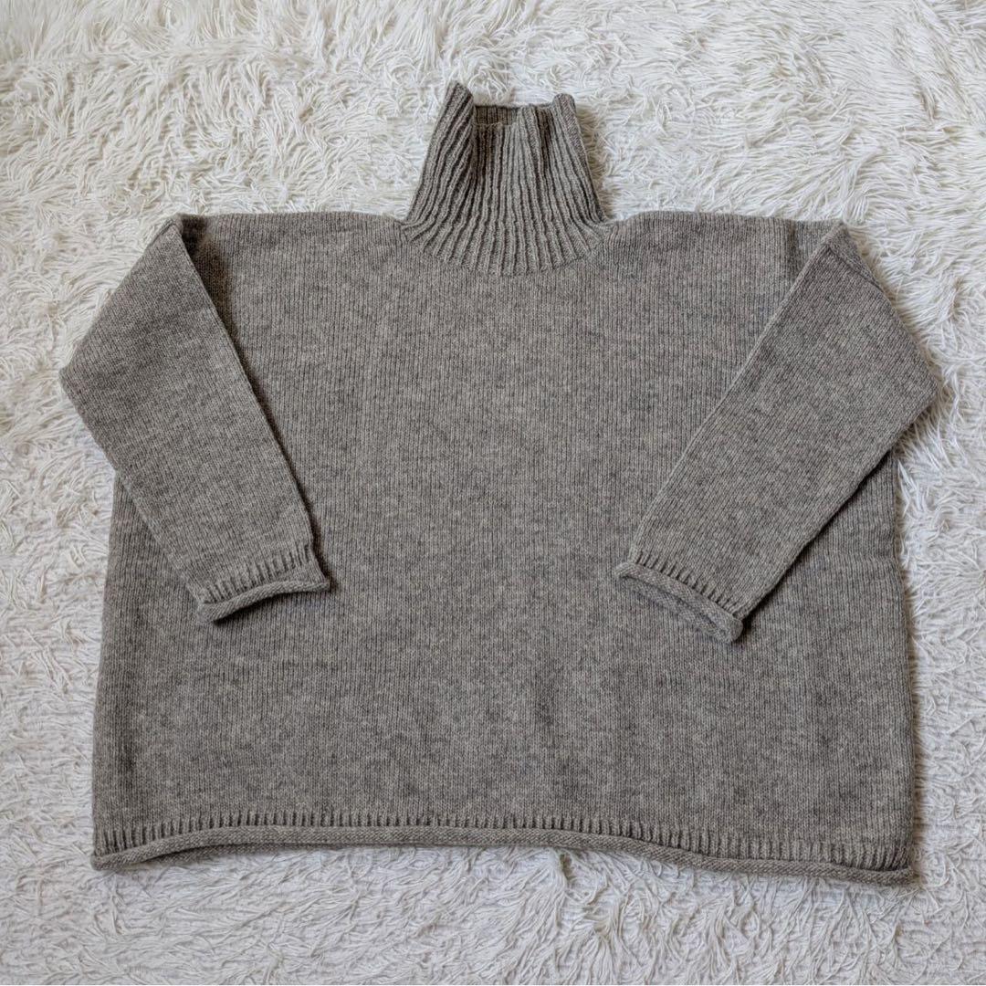 《新品》utilite/ユティリテ　ペルーハイランドウールタートルネックニット