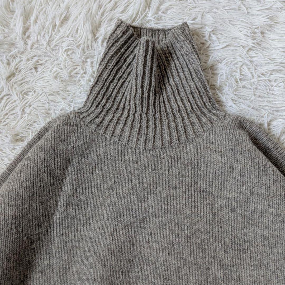《新品》utilite/ユティリテ　ペルーハイランドウールタートルネックニット