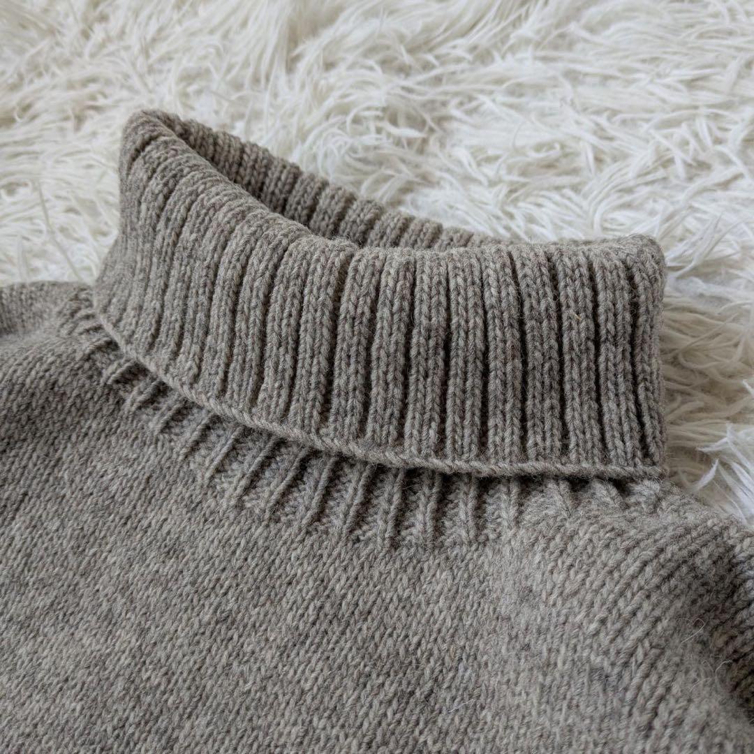 《新品》utilite/ユティリテ　ペルーハイランドウールタートルネックニット