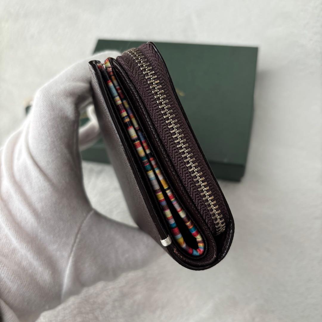未使用保管品✨ポールスミス ジップストローグレイン 2つ折り財布