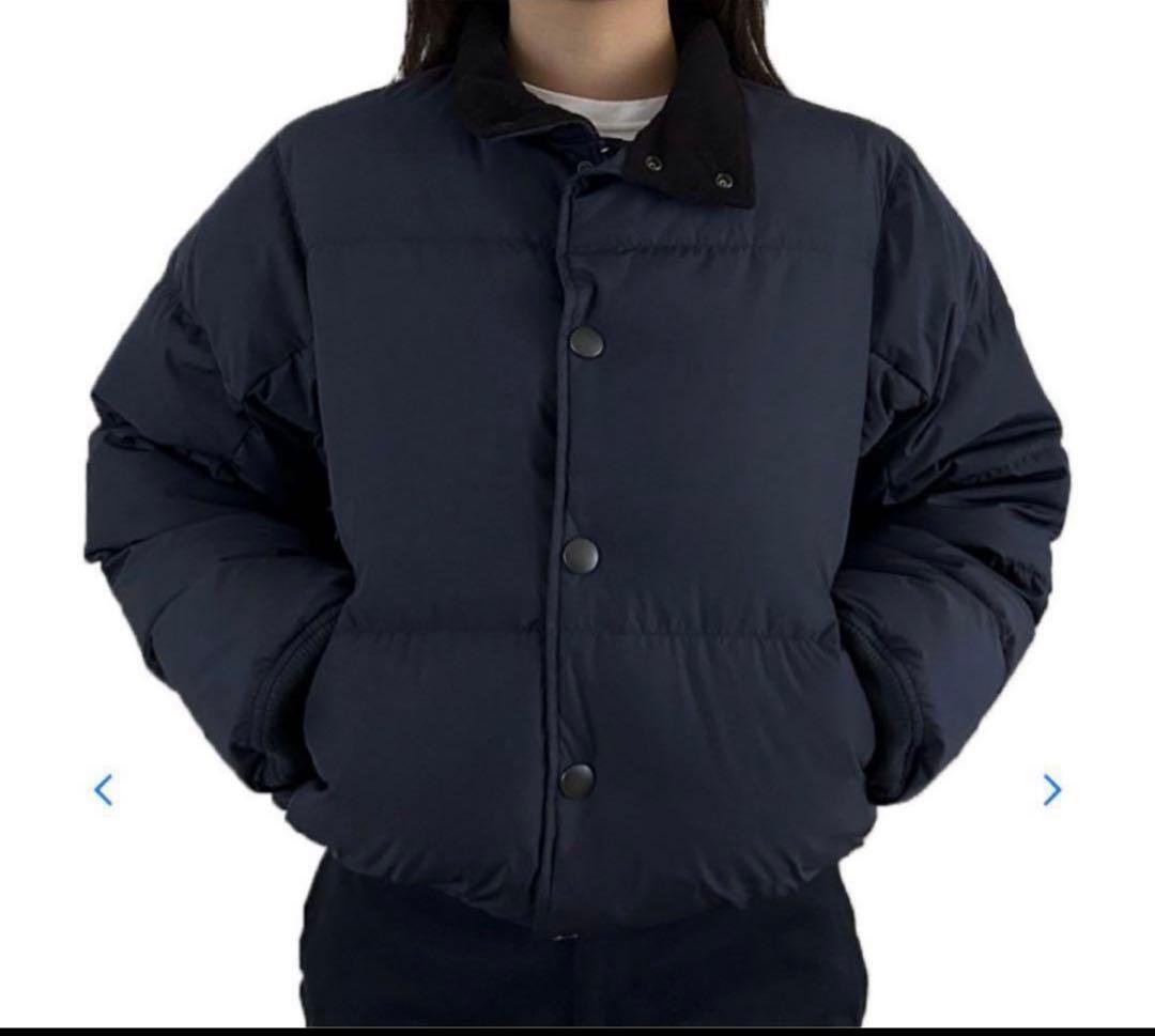 柴田ひかり peepinsidehead ダウンM ネイビー - メルカリ