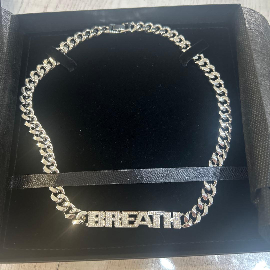BREATH BADHOPネックレス BREATH - BREATH LOGO NECKLACE 新品 BADHOPの通販 by SHOP｜ブレス