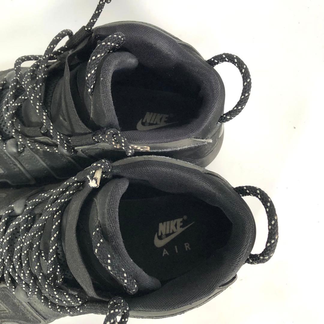 ナイキ スニーカー AIR MORE UPTEMPO BLACK 27.5cm