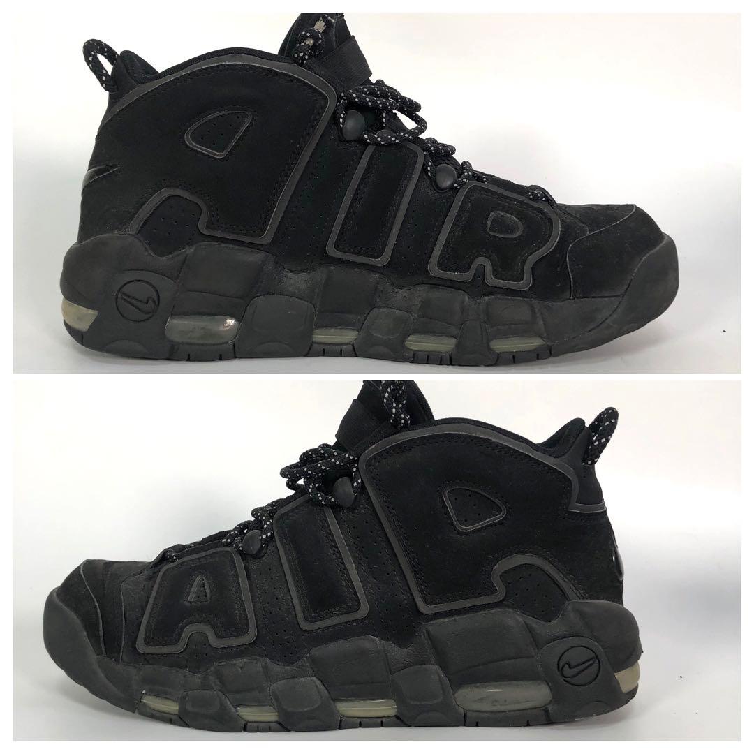 ナイキ スニーカー AIR MORE UPTEMPO BLACK 27.5cm