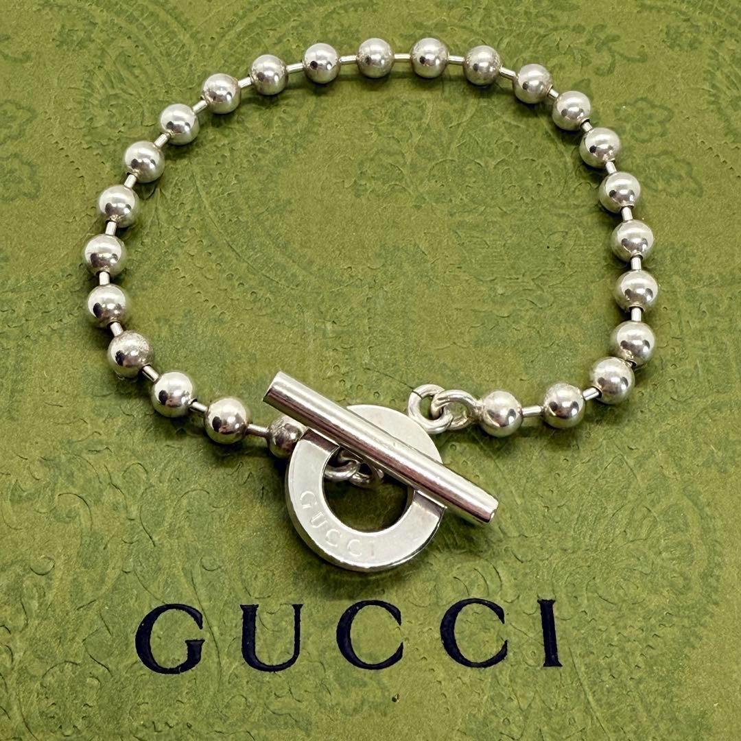 【約17cm】GUCCI ボールチェーン ブレスレット トグル シルバー 楽天市場】グッチ GUCCI ブレスレット ジュエリー トグル ボール