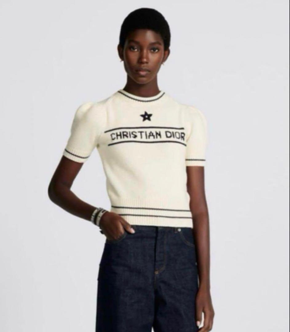 Christian Diorショートスリーブセーター34ディオール Dior